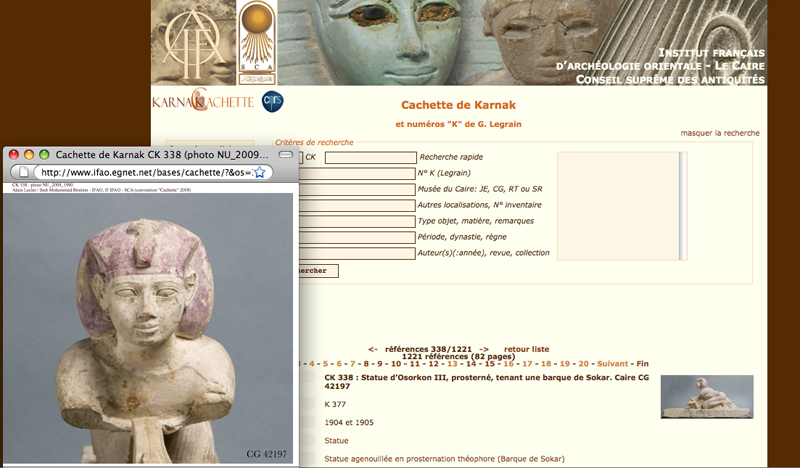 La base Cachette de Karnak. version 2