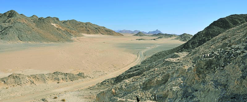 Gold-bearing quartz mine in the Eastern Desert.
